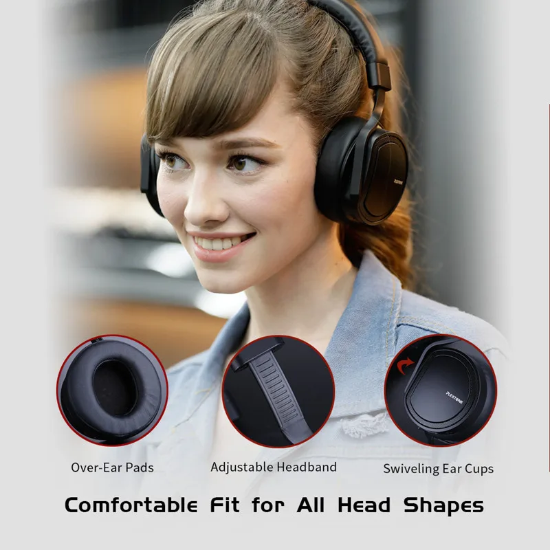 PLEXTONE Bluetooth наушники с 8 Гб MP3 плеер гарнитура вкладыши Беспроводной громкой связи