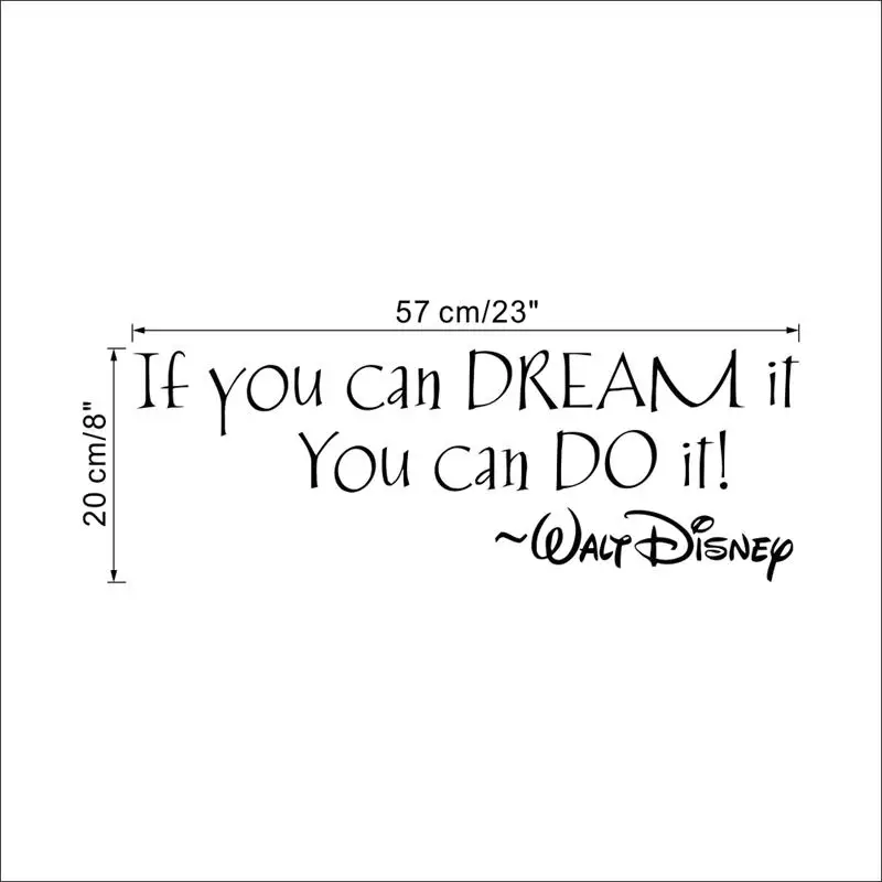 Вдохновение Цитата мечта вы можете сделать это слова домашний декор настенная