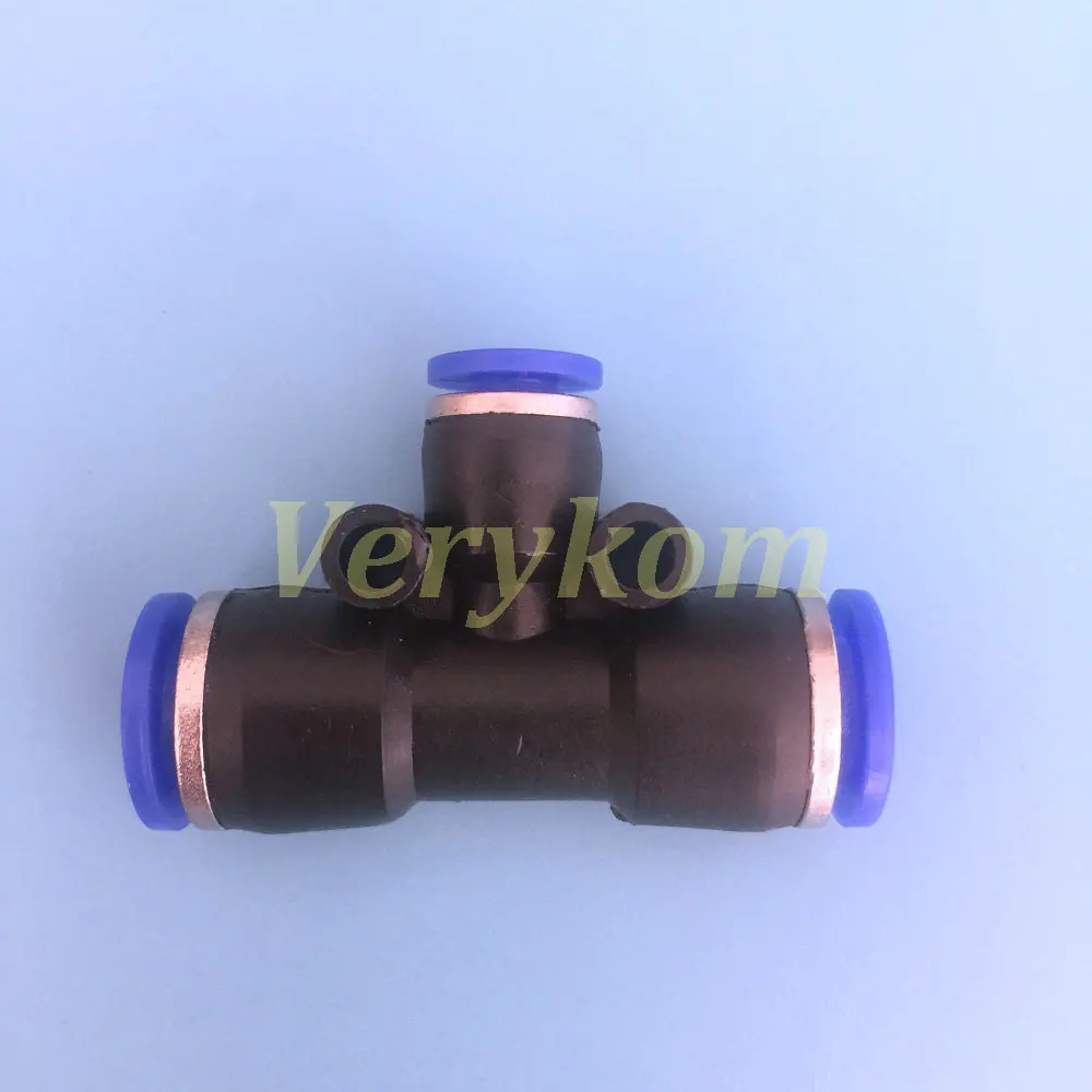 Оптовая продажа 100 шт./лот пневматический штуцер 12 мм до 6 неравный Соединительный