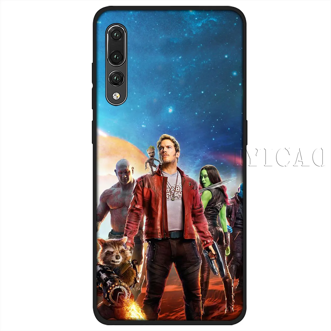 IYICAO Guardians of the for Galaxy Marvel Soft Silicone Case Huawei P30 P20 Pro P10 P9 P8 Lite Mini 2017 2016 P smart Z 2019 |