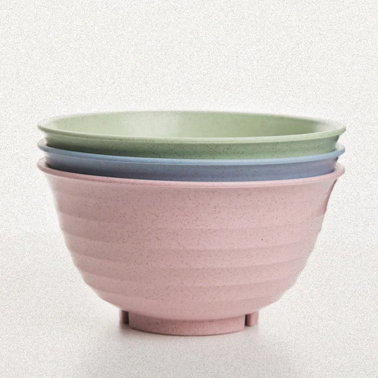 Небьющиеся большие зерновые миски пшеничная соломенная волокнистая легкая