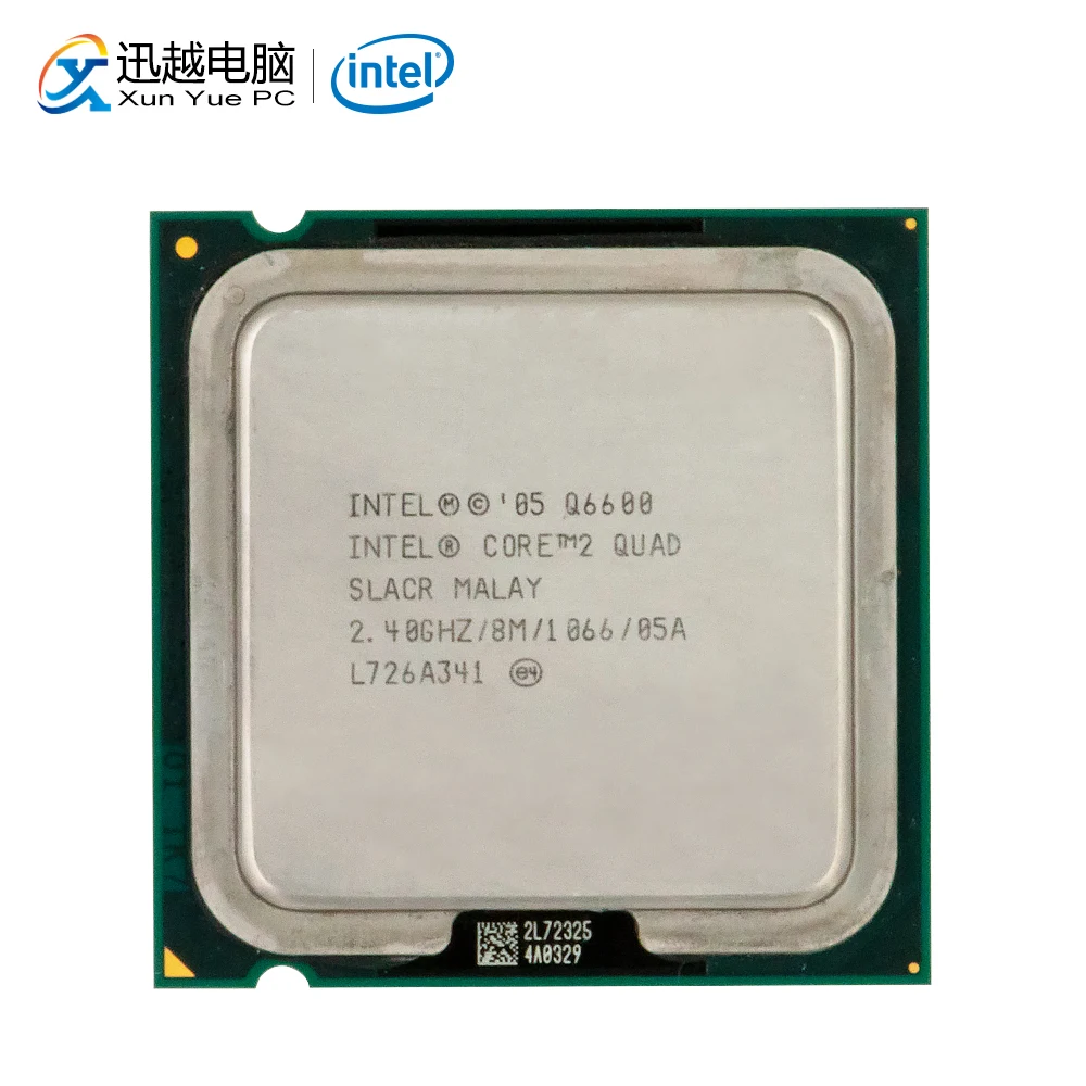 Intel Core 2 Quad Q6600 настольный процессор четырехъядерный 4 ГГц 8 Мб кэш FSB 1066 LGA 775 6600 б/у