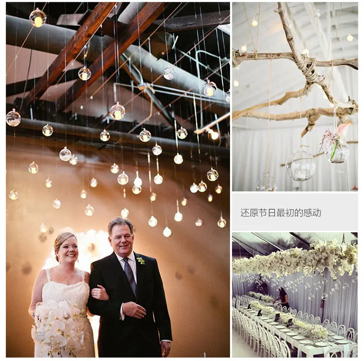 

40pcs 4/5/6/9cm Transparent Plastic Round Ball Pendant Ornaments For Christmas Xmas Tree Bauble Decor Wedding Favours