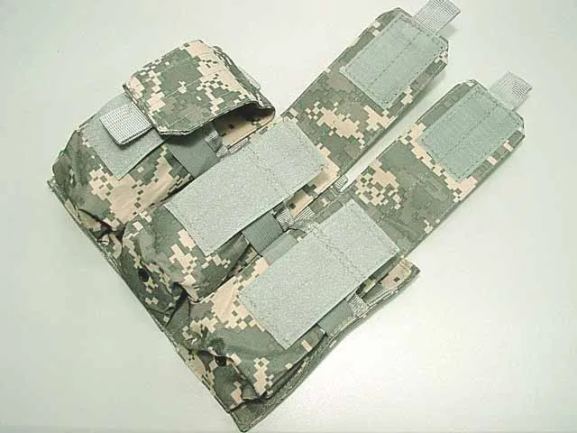 Тактический MOLLE тройной M4 подсумок камуфляж Gaine Pack военный тактический страйкбол клип Лесной Камуфляж Mag охотничья сумка Flyye