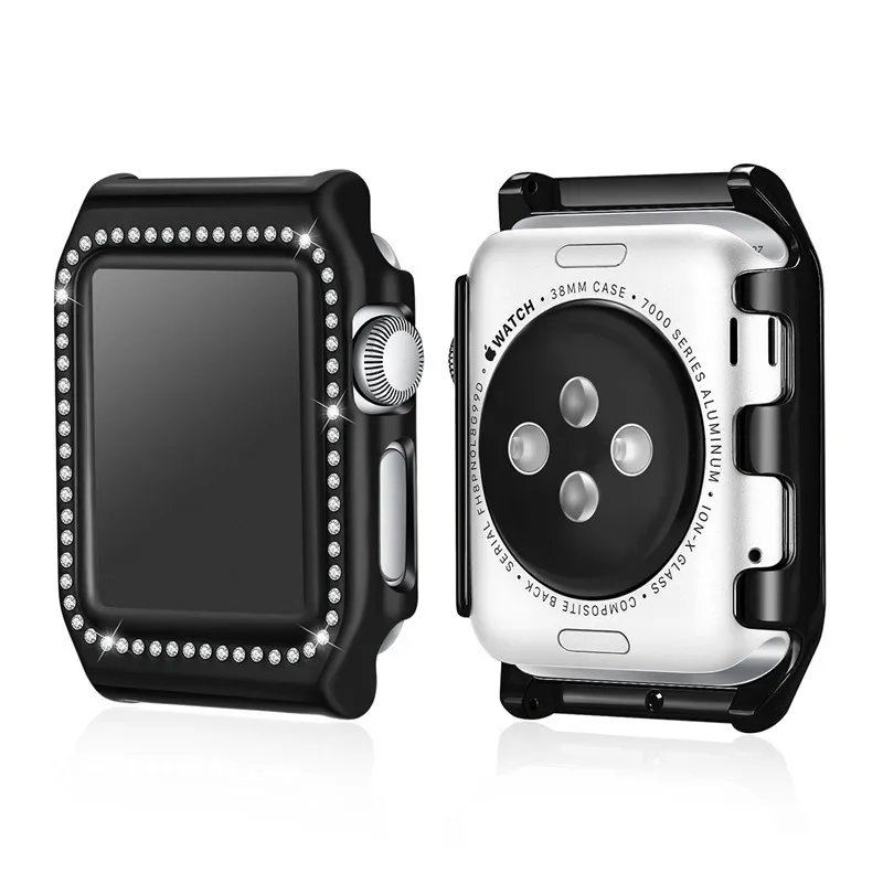 Новый чехол с бриллиантами для Apple Watch band 42 мм 38 Iwatch series 3 2 1 шт рамка кристальная