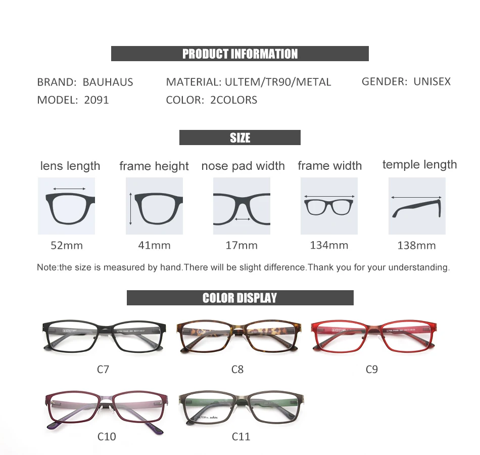 Bauhaus ultem очки, оправа для мужчин и женщин, квадратные очки по рецепту, винтажные очки для близорукости, оптическая оправа, очки для умников