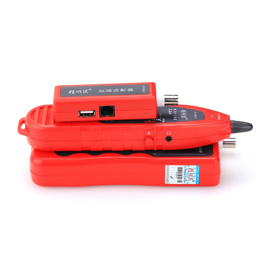 KELUSHI NF-868 RJ11 RJ45 Diagnose Tone BNC USB Metal Line Telephone Wire Tracker Network Tools LAN Network Cable Lenght Tester