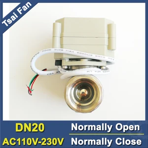 TF20-S2-C нержавеющая сталь DN20 BSPNPT 34 ''нормально открытый нормально закрытый клапан AC110-230V приводной клапан CE IP67 металлическая шестерня
