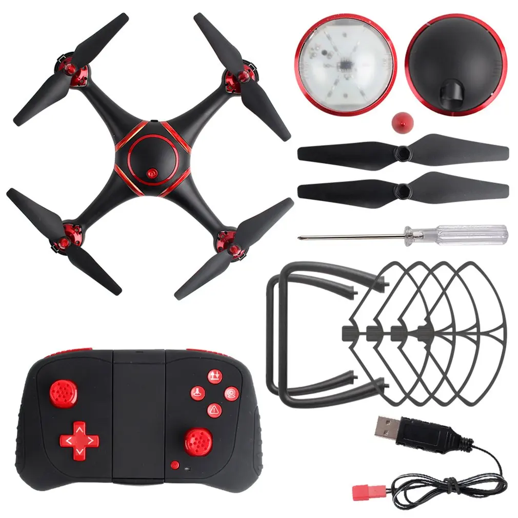 Радиоуправляемый Дрон S7 светодиодный Ночное видение с разрешением 720 P Камера WI FI