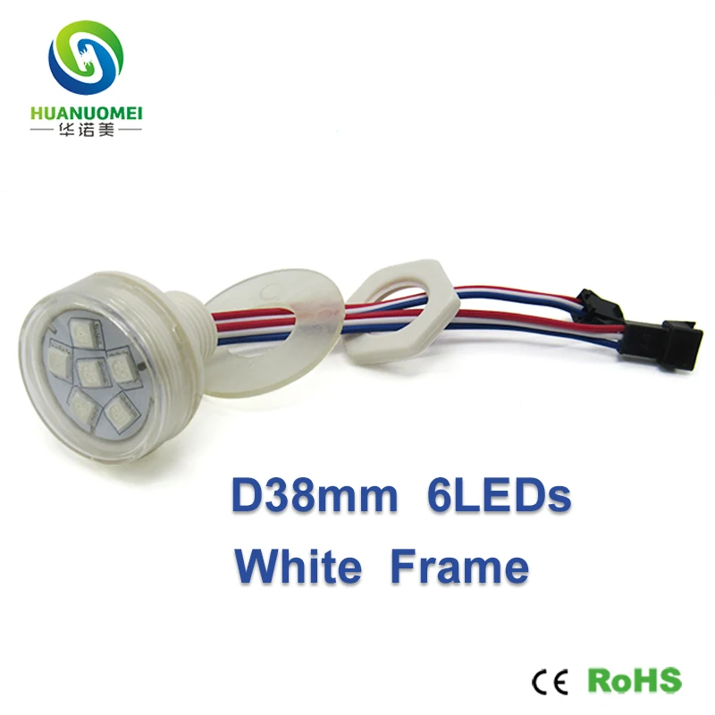 UCS1903 38 мм 6smd направляемая светодиодная Пиксельная лампа 5050 rgb smd светодиодный