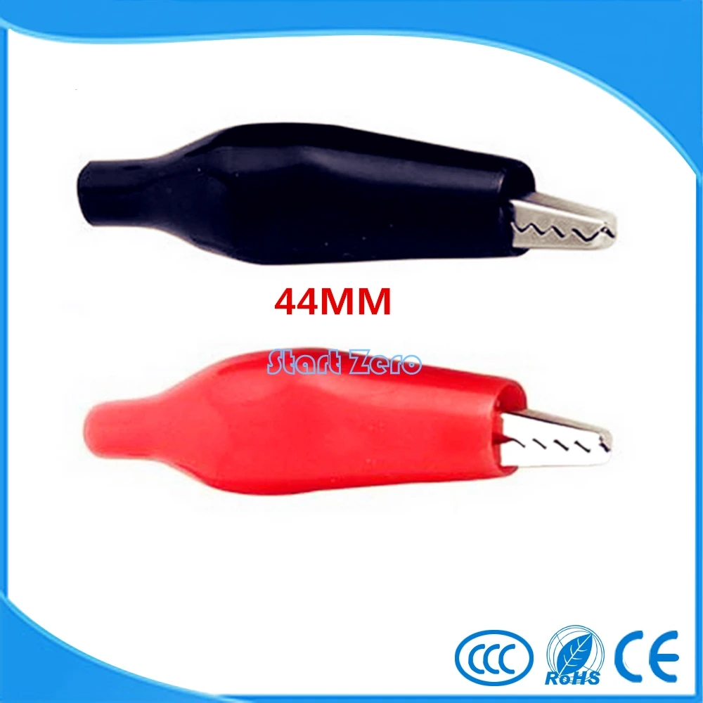 20 шт металлический защищенный зажим крокодил электрические для тестовых