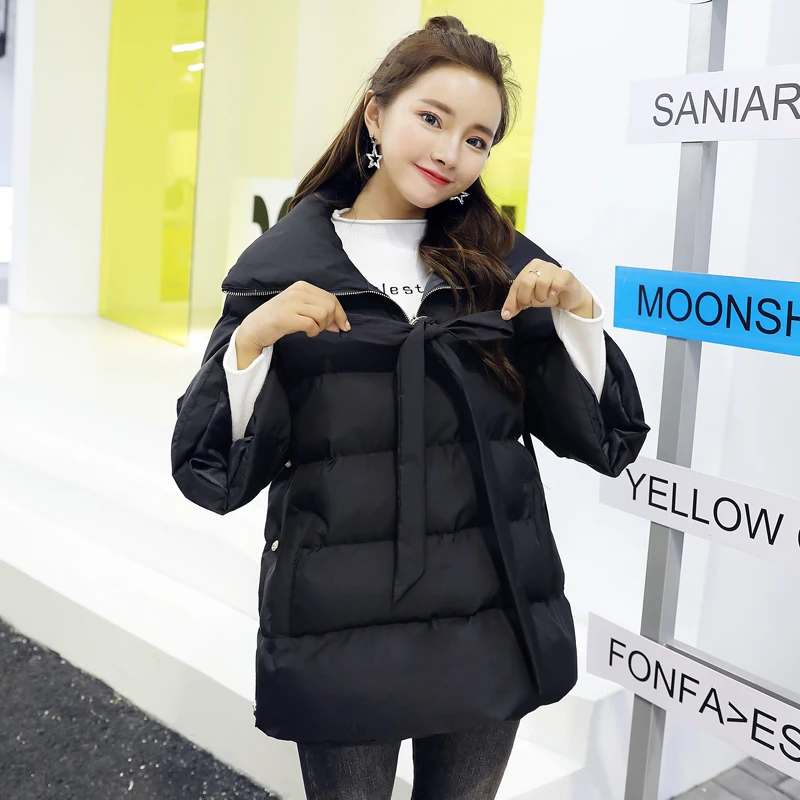 New Fashion Spring Autumn Thicken Warm Womens Zipper Pockets Cotton-padded clothes Loose Coat Plus Size Female Outwear C 450 | Женская
