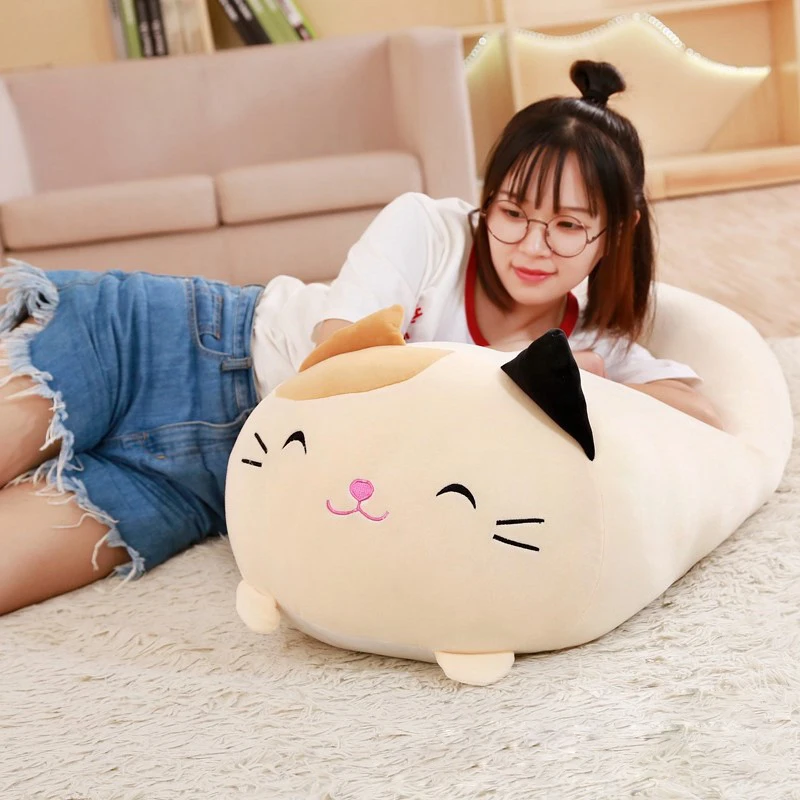 Мягкий с рисунками зверей из мультфильмов на диванную подушку маленькие милые