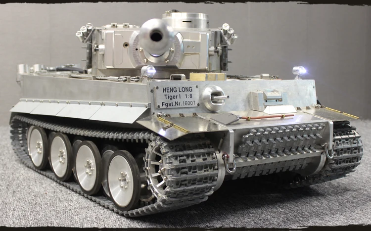 Henglong 1/8 большой масштаб всех металлических немецких Tiger I электрический пульт дистанционного управления Танк Модель 2,4G RC Танк