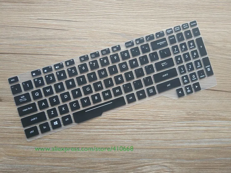 Black 17,3 дюймов чехол для клавиатуры ноутбука для ASUS ROG strix Scar Edition GL703GS GL703ge GL703BM GL703vm GL703vd GL703GI S7AM - Цвет: Black