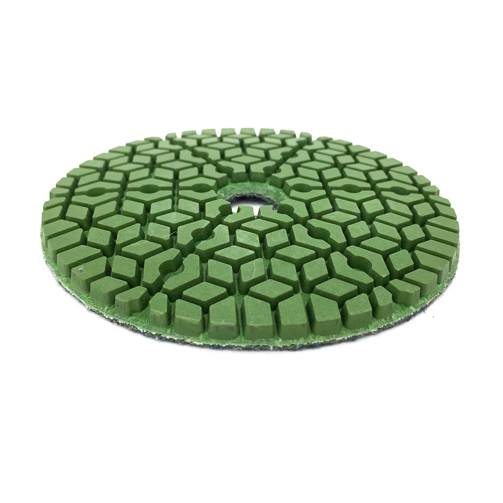 

RIJILEI 7Pcs/Set Diamond Polishing Pad 4 Inch Diamond Sanding Disk For Granite Marble 100mm Wet Polishing Pad for Stone WPD11