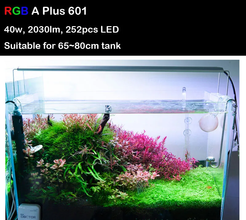 RGB A601 plus Chihiros RGB A Plus серия Sunrise Sunset Светодиодная лампа для роста растений стиль ada аквариумная лампа светильник ing Commander 1 4 - Цвет: RGB A601 plus