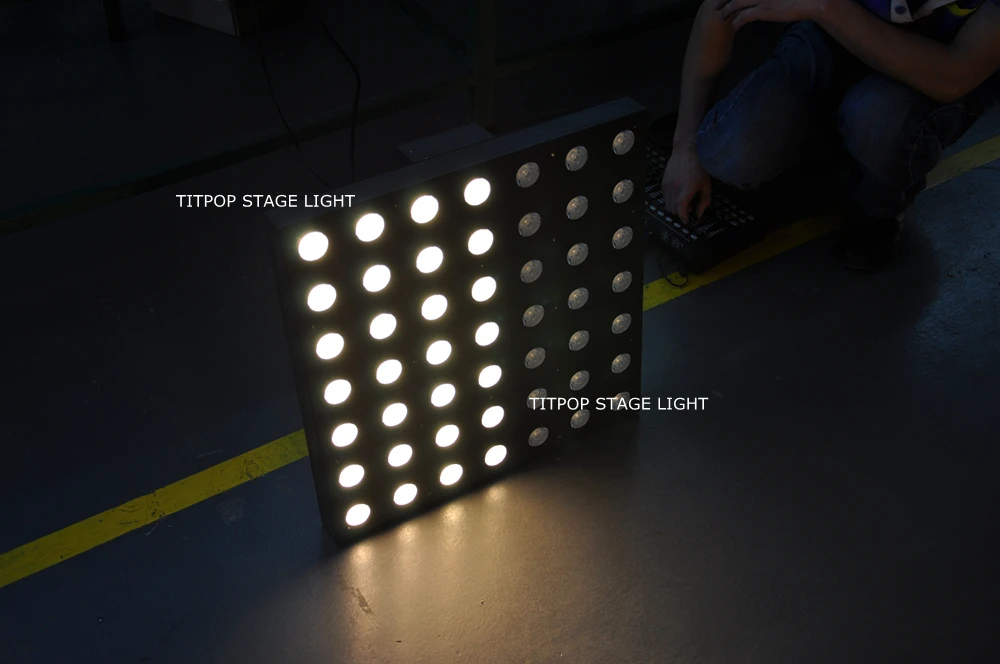 СВЕТОДИОДНЫЙ матричный светильник TIPTOP 7X7 золотого цвета США Cree 3 Вт лампа 50 см x