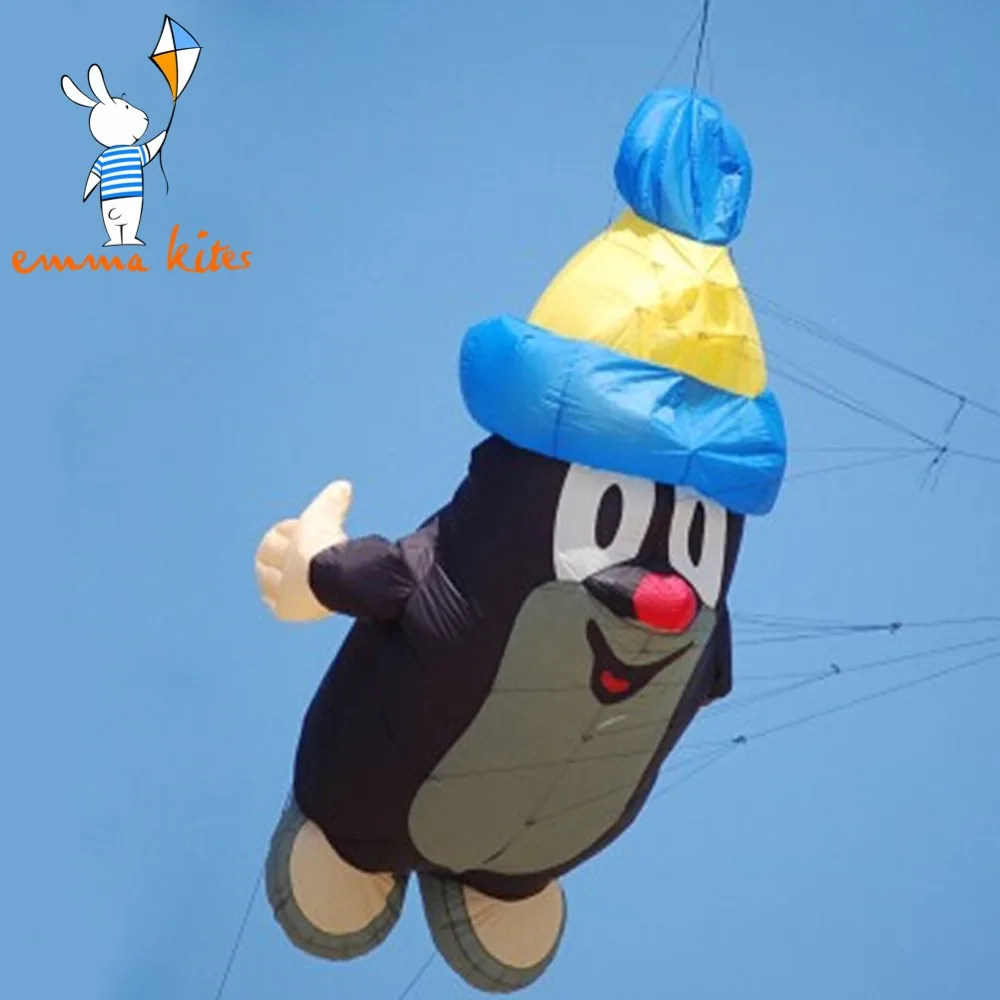 3 2 м большой Пингвин надувной мягкий кайт линия Прачечная Рипстоп нейлоновый для