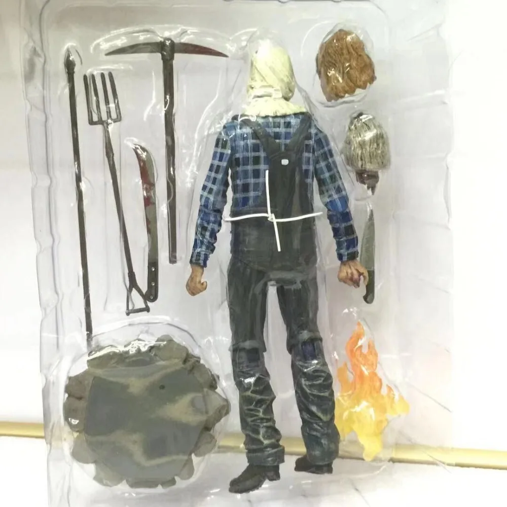 Экшн фигурка Джейсона вурхеса из ПВХ 18 см NECA пятница часть 2 Коллекционная модель
