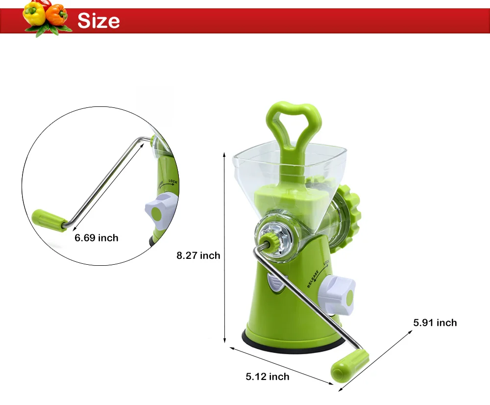 Многофункциональная ручная мясорубка сделай сам измельчитель для специй овощей