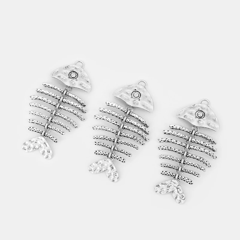 3 шт цепи не фиксированные складные Подвески в виде рыбьей кости подвески для