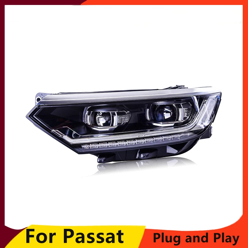 

KOWELL Car Styling Head for VW Passat B8 EUR Verson 2016 2017 Headlights Passat B8 LED Headlight DRL H7 D2H Hid Bi Xenon Beam