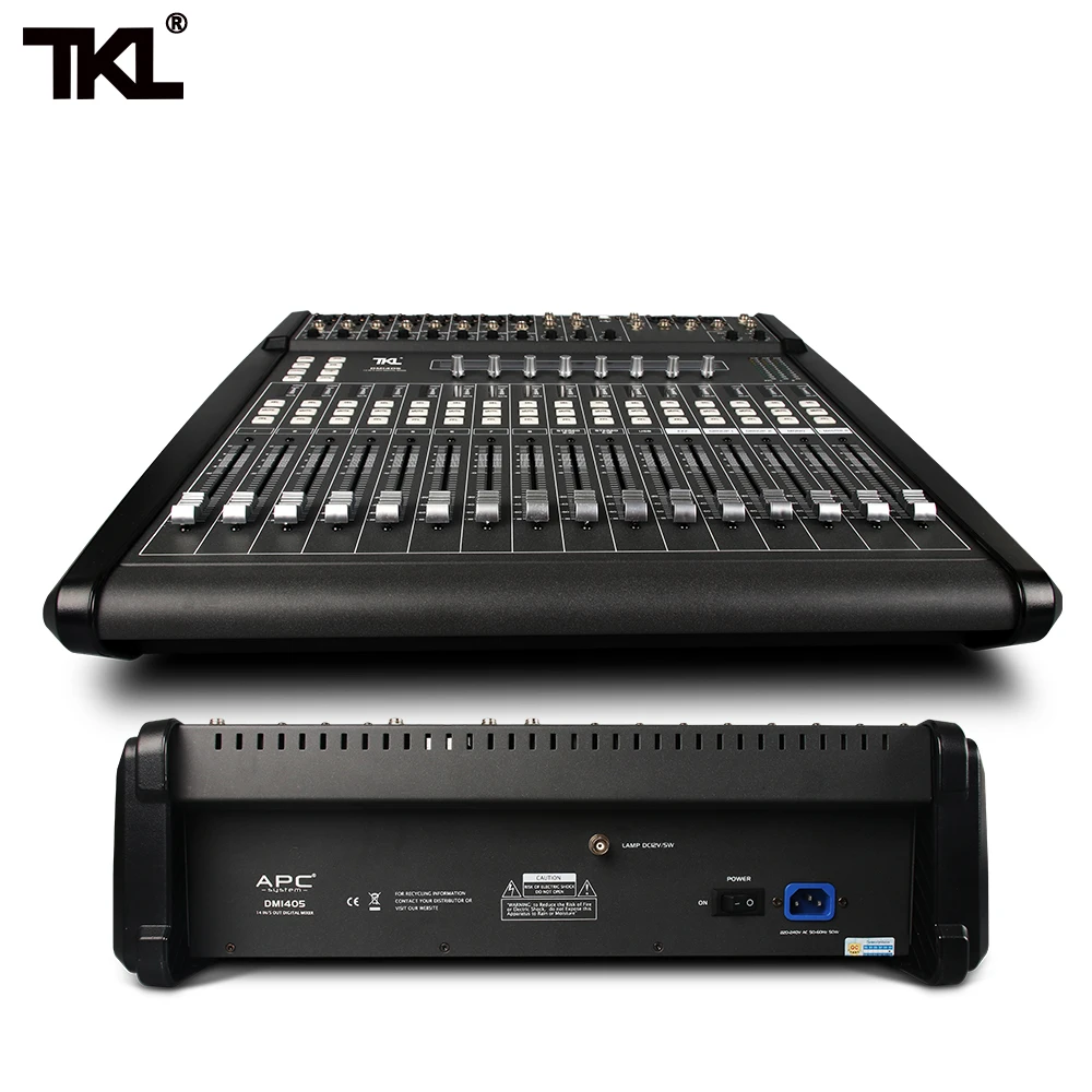 TKL 14 канальный цифровой микшер Профессиональный DJ звуковой механический