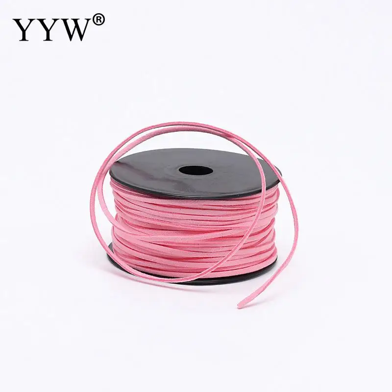 

46m/pc 3x1.5mm Velveteen Cord String Cord Thread String Strap Rope Bead for DIY Bracelets Necklace Jewelry Findings Accessories