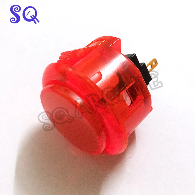 red Sanwa кнопочный переключатель OBSC-30 Sanwa 30 мм кнопочный переключатель OBSF-30 для развлекательных Аркадных Игровых машинах шкафы - Цвет: red