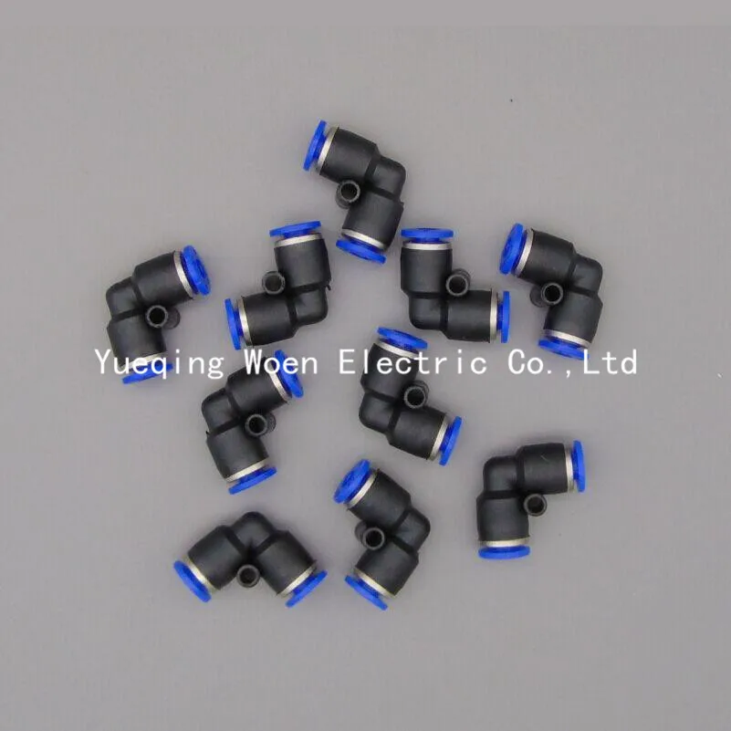 10pcs a lot one touch L type air elbow pneumatic tube fittings 12mm quick hose connector PV-12 right angle pipe joint PV1/2 |