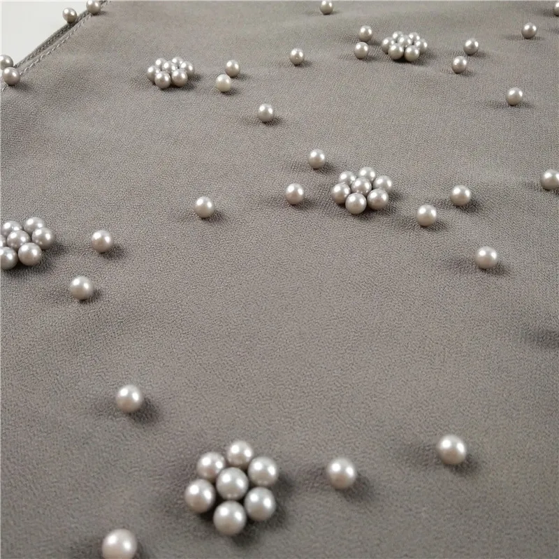 K27 20 штук высокое качество жемчуга бисера bubble шифон wrap хиджаб шаль шарф 180*75 см можно выбрать цвета