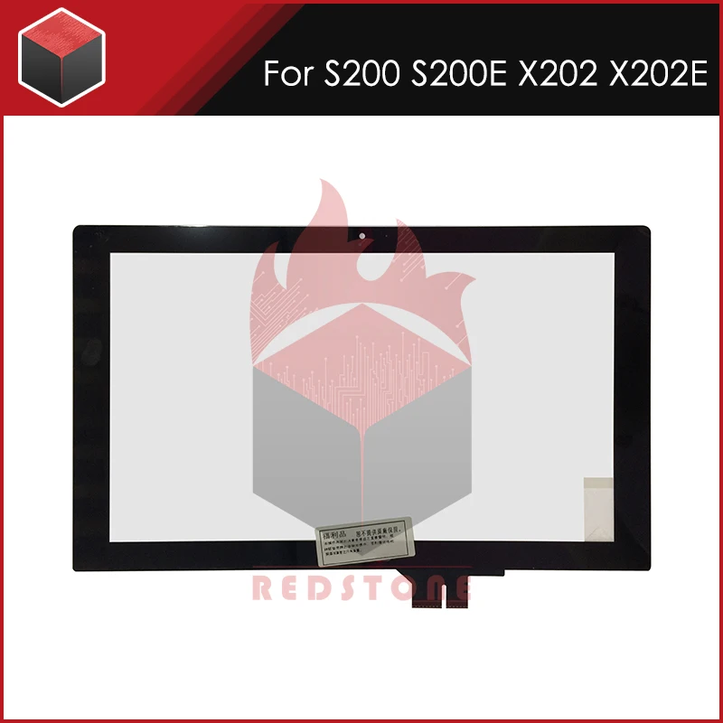 11.6 inch Black Touch panel For Asus Vivobook S200 S200E X202E Q200E Screen Digitizer Glass Sensor Panel Replacement | Компьютеры и