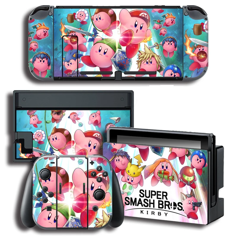 Виниловая наклейка для экрана Kirby Skins защитная s консоли Nintendo Switch NS контроллера и