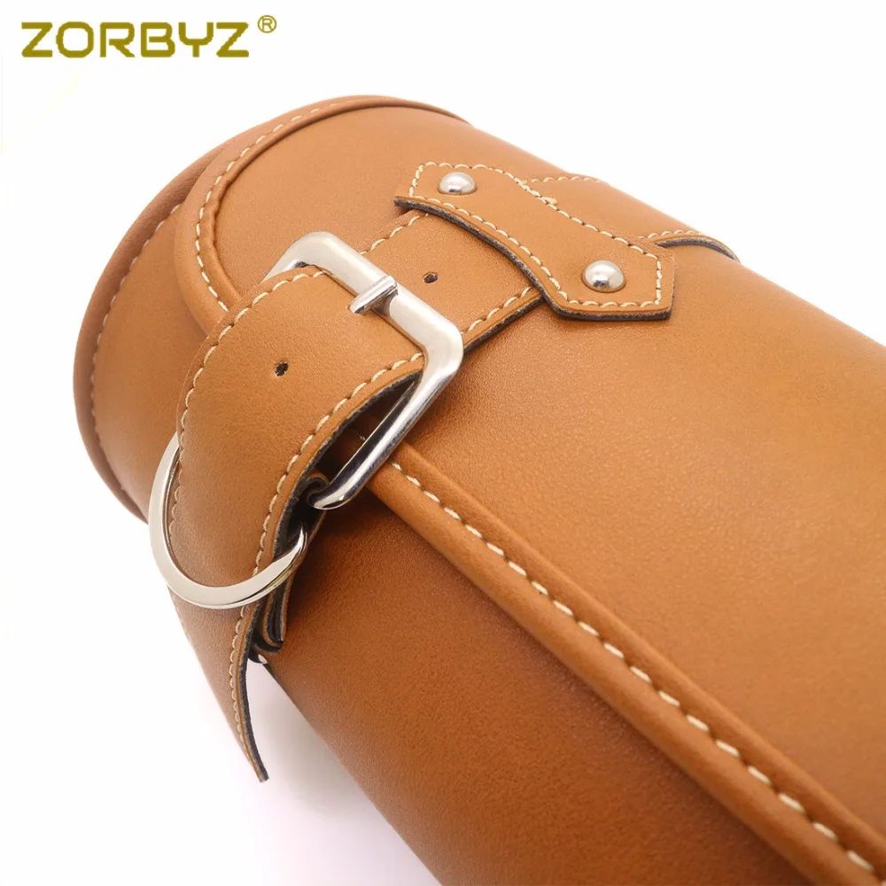 ZORBYZ мотоциклетная желтая сумка из искусственной кожи седло Боковая Сумка для