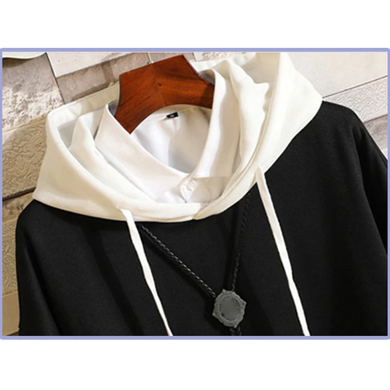 Модный пуловер с имитацией двух предметов толстовка в стиле аниме хокаж Мадара