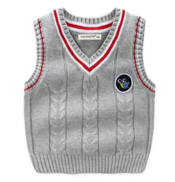От 1 до 11 лет Детская одежда Свитер Жилет roupas infantis Одежда для мальчиков в