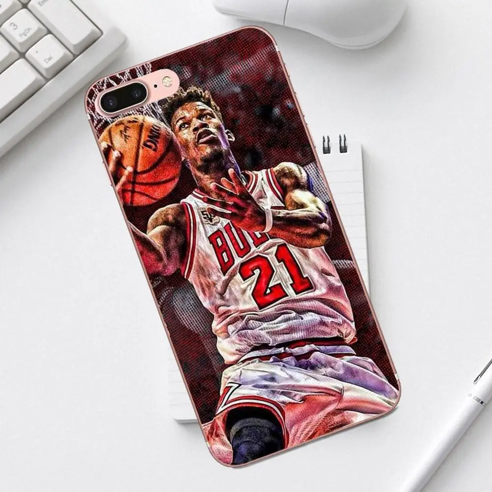 Qdowpz Jimmy Butler Мягкий ТПУ Новая мода для Galaxy Alpha Core Prime Note 4 5 8 S3 S4 S5 S6 S7 S8 S9 mini edge Plus |