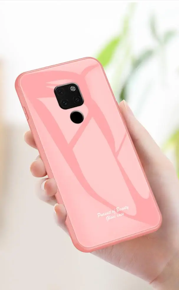 Для Huawei Mate 20 10 Pro 9 Nova 4 чехол милый Макарон цветной противоударный из закаленного