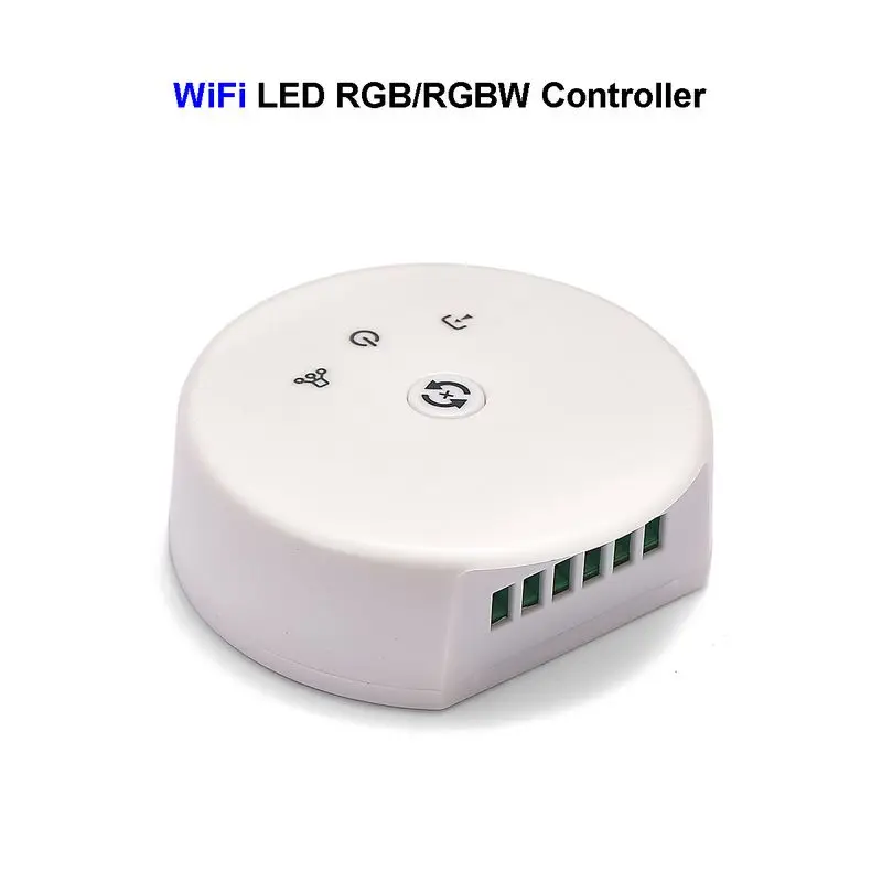 WiFi LED RGB Controller DC12 24V UFO RGBW Sync Control By Phone Amazon Alexa Google Home For 5050 Strip | Лампы и освещение