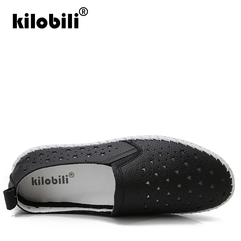 Kilobili/2019 г. Весенняя женская повседневная обувь на плоской подошве балетки из