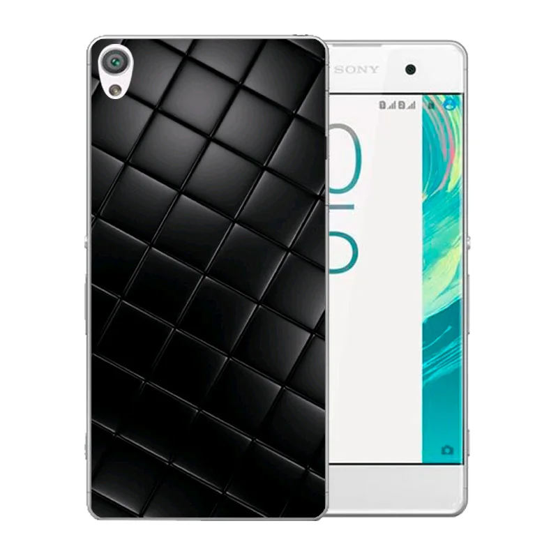 Мягкий силиконовый 5 0 дюйма для Sony Xperia XA F3111 чехол телефона с красочным рисунком