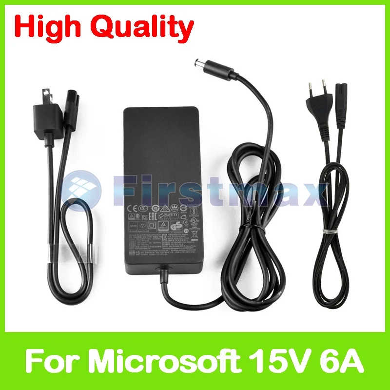 90W 15V 6A зарядное устройство 1749 Ноутбук адаптер переменного тока для Microsoft Surface book Pro
