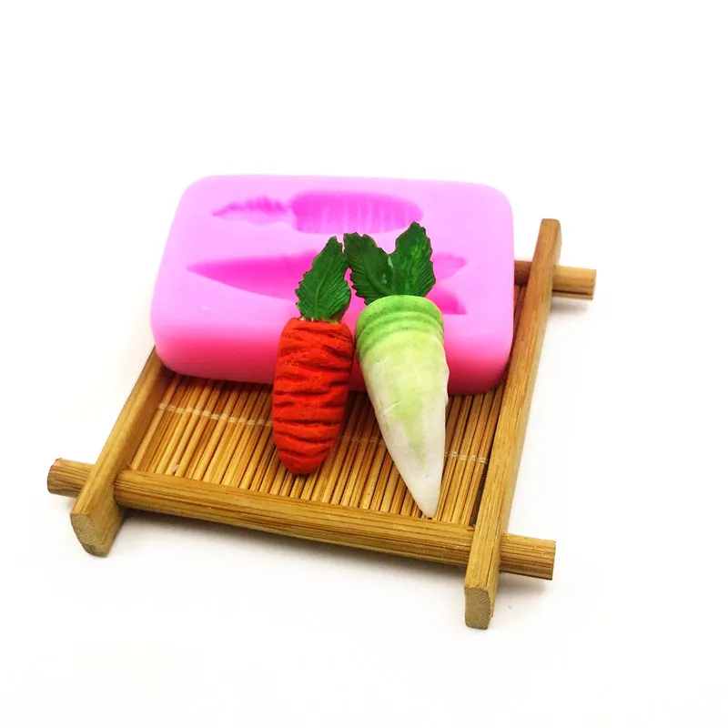 Силиконовые формы для моркови мыла помадки выпечки торта силиконовые