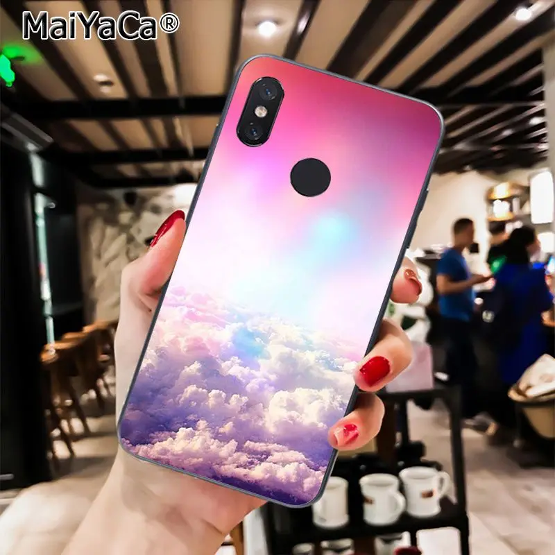 MaiYaCa облака Искусство милый кавайи космическое небо чехол для телефона для Xiaomi Redmi8 4X 6A S2 7A 5A Redmi 5 5Plus Note5 7 Note8pro