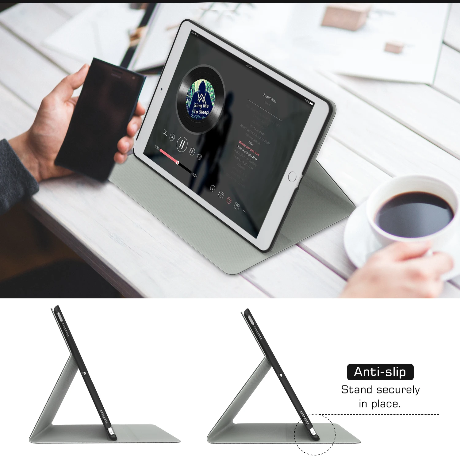 Чехол для нового iPad Air(3-го поколения) 10," /iPad Pro 10,5 Премиум светильник вес Стенд Folio ударопрочный чехол протектор