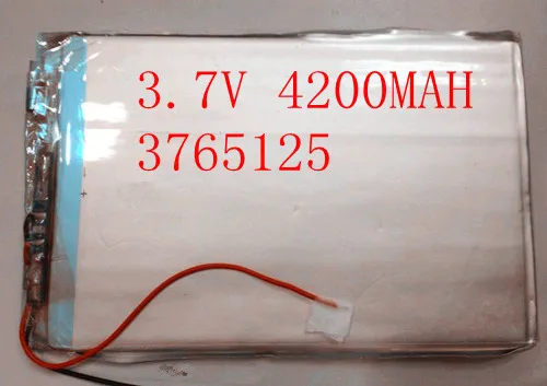 [L019] 3 7 В 4200 мАч [3765125SS] плиб (полимерный литий ионный аккумулятор/) аккумулятор для