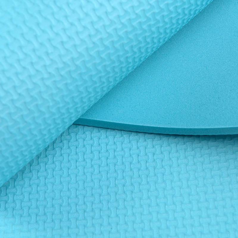 Высококачественный коврик из ЭВА для йоги 4 мм однотонный 173*60 см спортивное