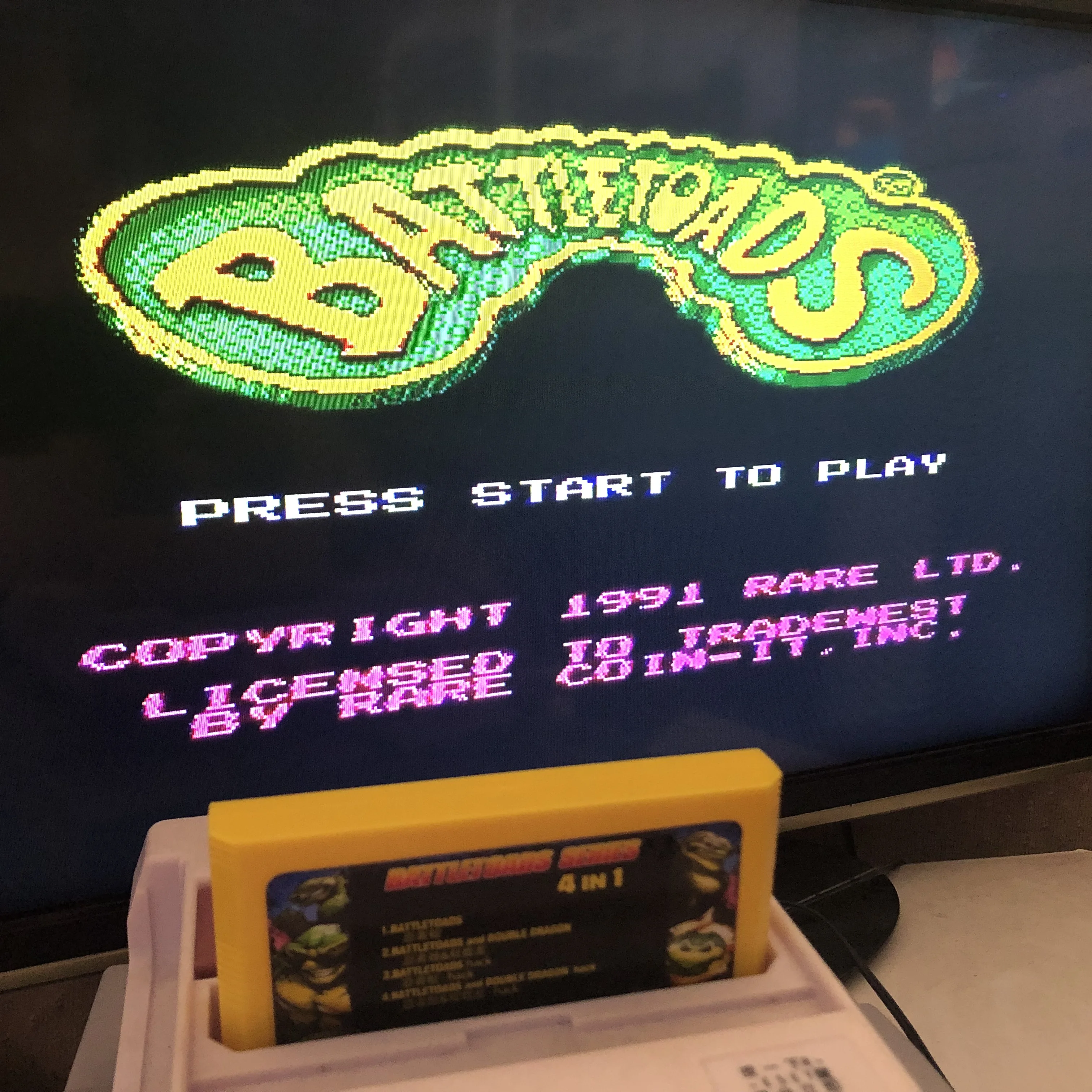 4 в 1/Battletoads and hack/Battletoads doubledragon и Хак для 60-контактного игрока | Электроника