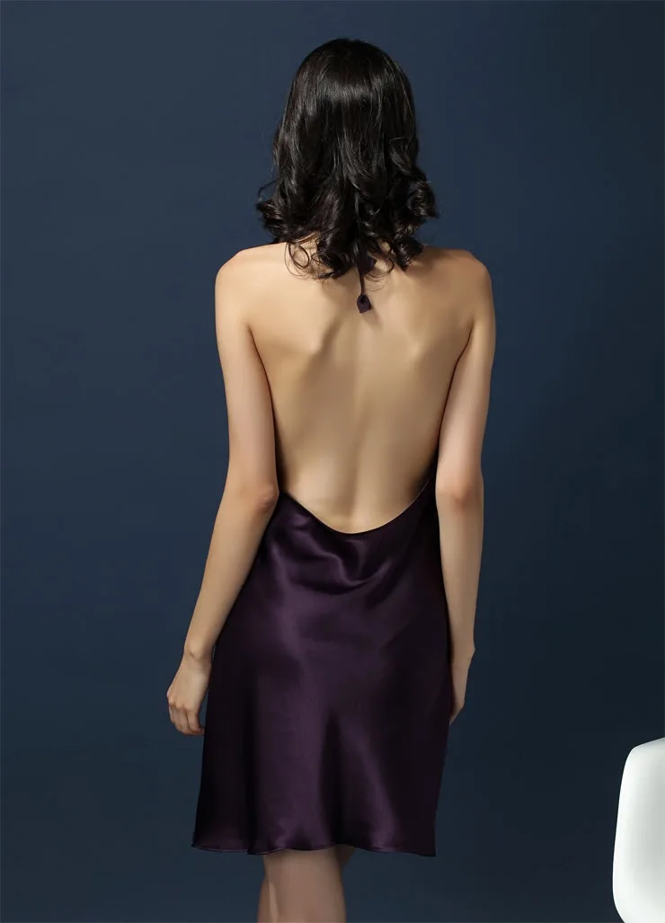 Женская ночная сорочка из натурального шелка летняя кружевная рубашка тутового